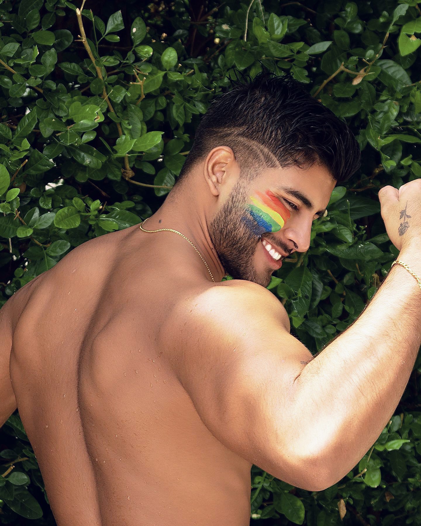 gay sexy model hot white of onlyfans adult actorAndrés Milán Mister Colombia