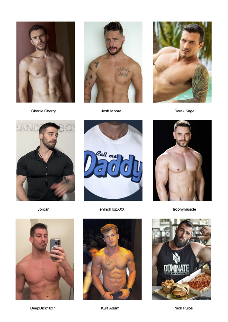 gay sexy model hot white of onlyfans American adult actor jock twink daddy