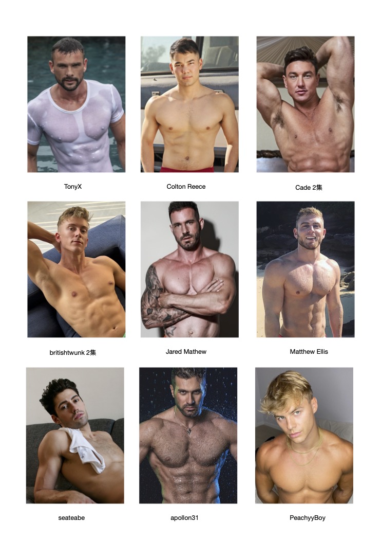 gay sexy model hot white of onlyfans American adult actor jock twink daddy