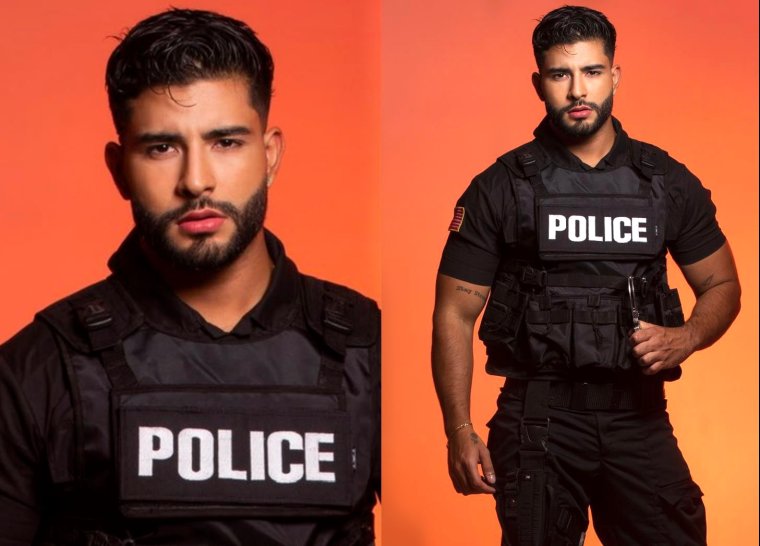 gay sexy model hot white of onlyfans adult actorAndrés Milán Mister Colombia
