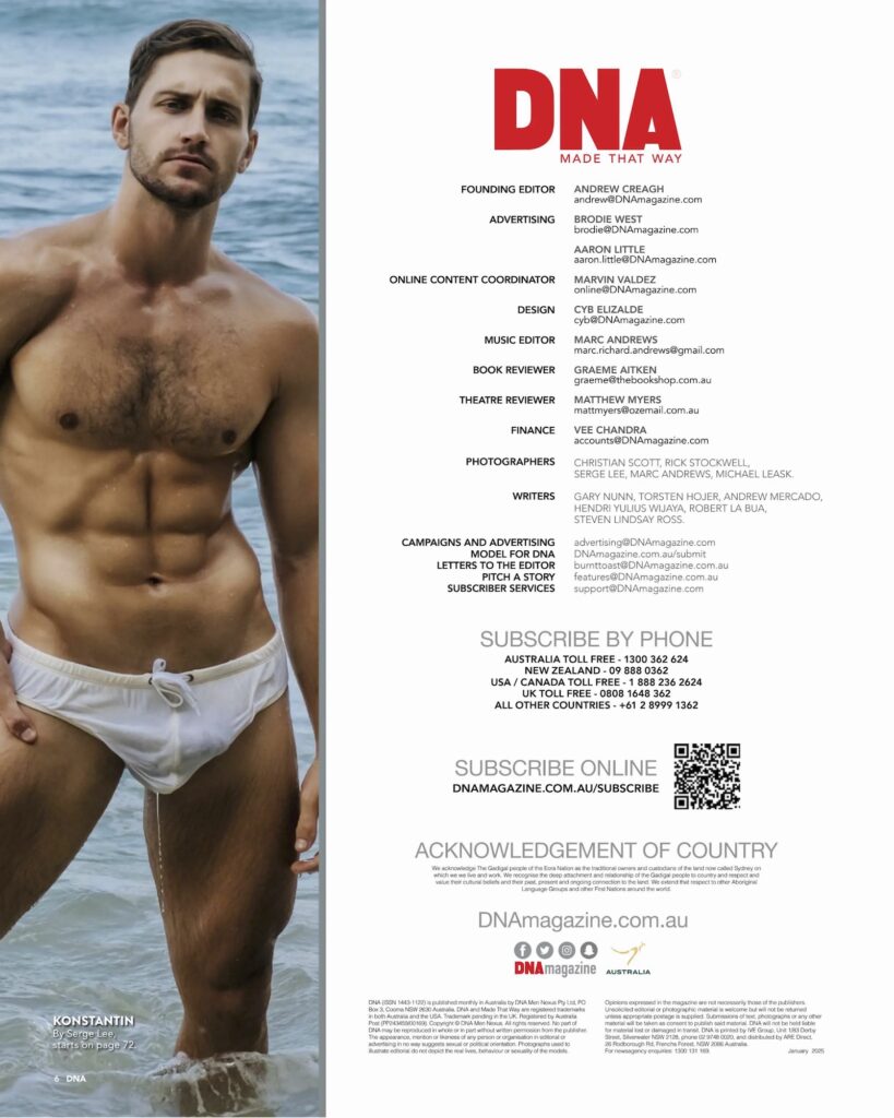 gay sexy model hot white of onlyfans adult actor DNA Magazine Mister Universe「环球先生」Jonathan Berry 俄罗斯Konstantin Kostin photography magazine cover shoot photographer
