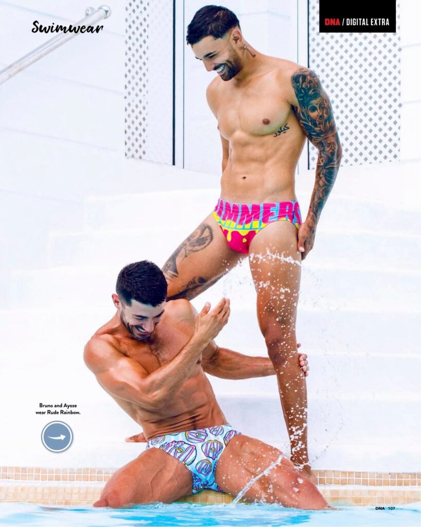 gay gv sexy fashion model hot white of onlyfans famous instagram content creator 模特 男模 写真 帅哥 欧美 大片 时尚 动作演员 钙星 
Magazine DNA photography photoshoot Vlad Parker Koby Falks Bruno Miranda Santana swimwear speedo pride month